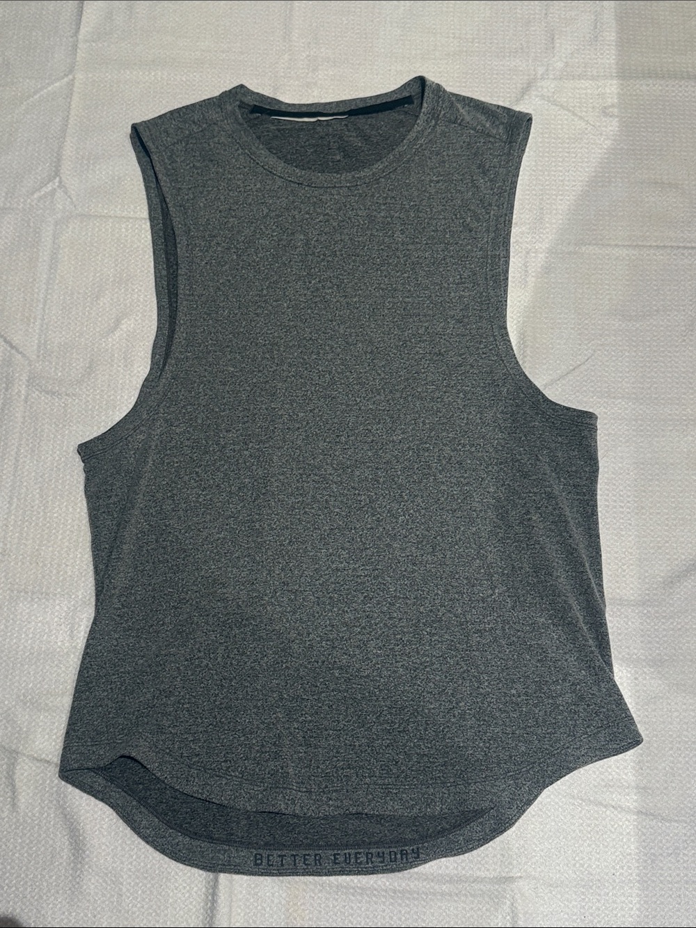 lululemon athletica Dark Heather Gray Muscle Tank